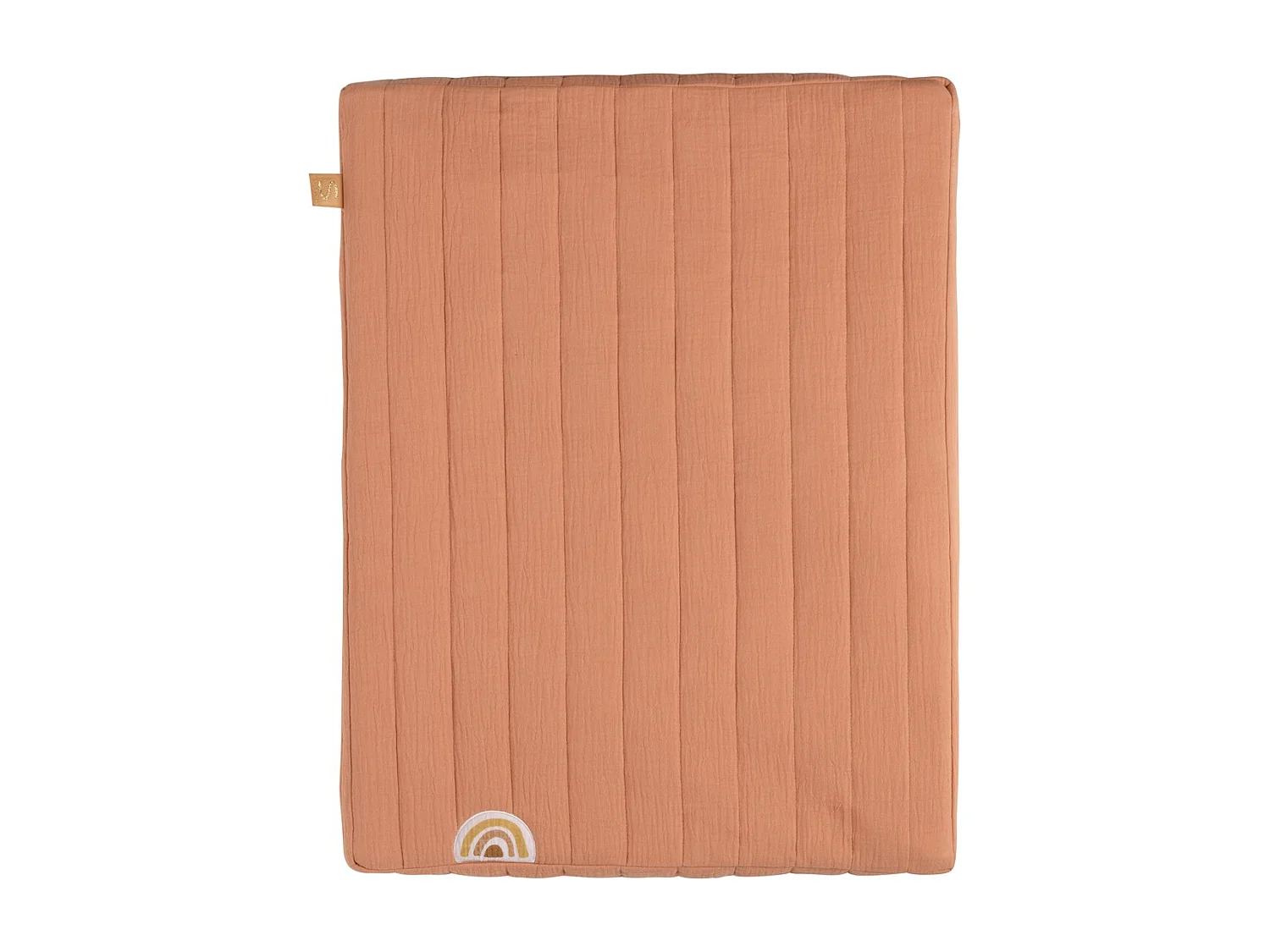 Cambiador 6x68x52cm y toalla de algodón Naranja