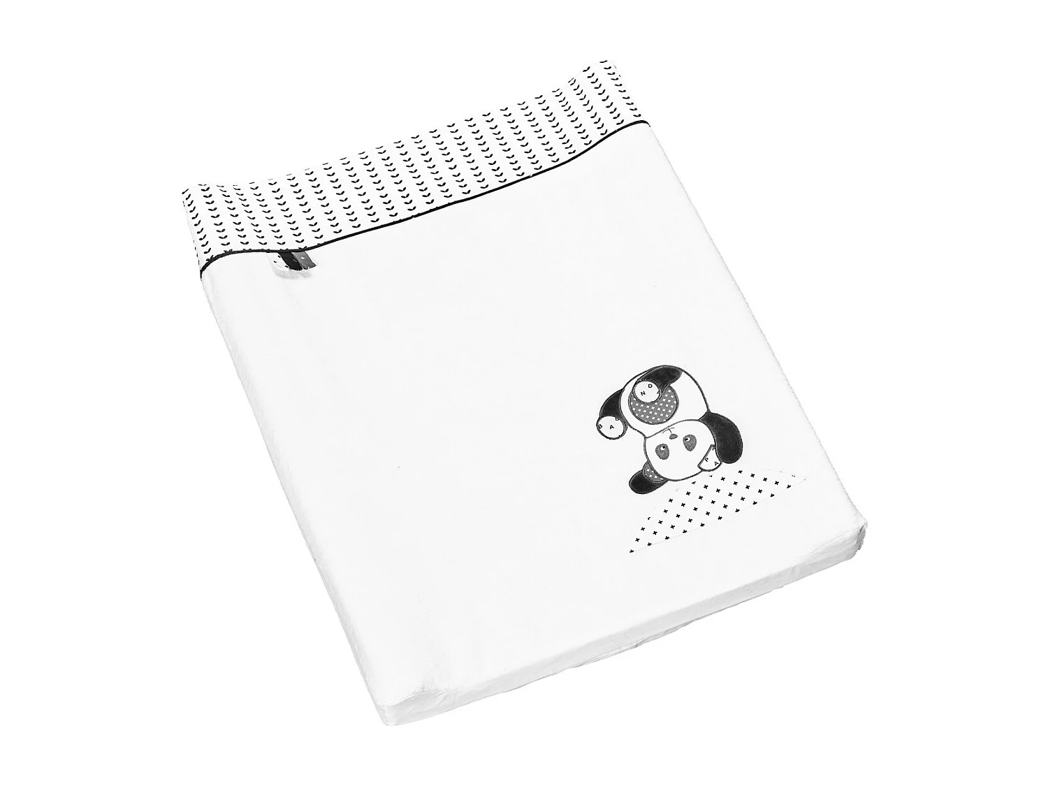 Cambiador de algodón blanco 5x52x68cm