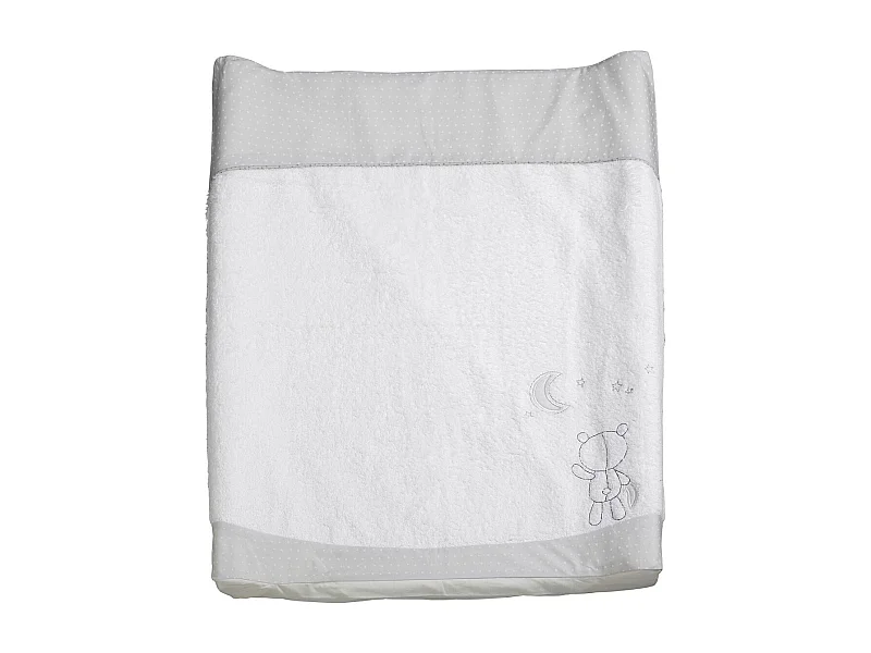 Cambiador de algodón gris