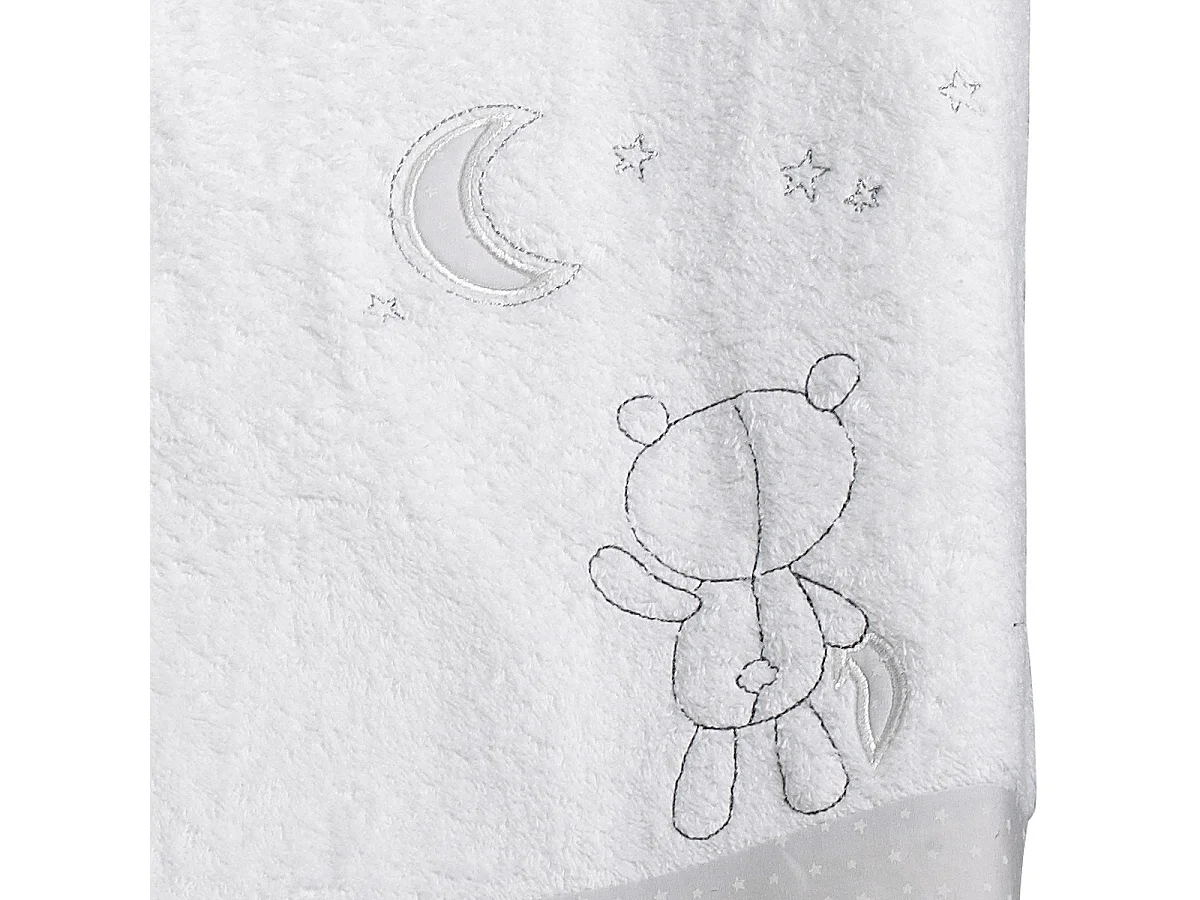 Cambiador de algodón gris