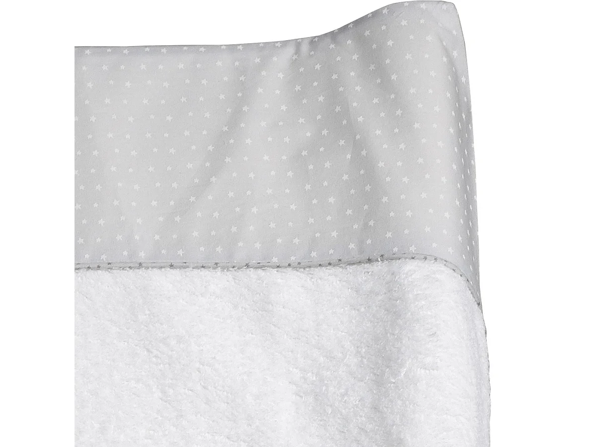 Matelas à langer en coton gris CELESTE - Sauthon