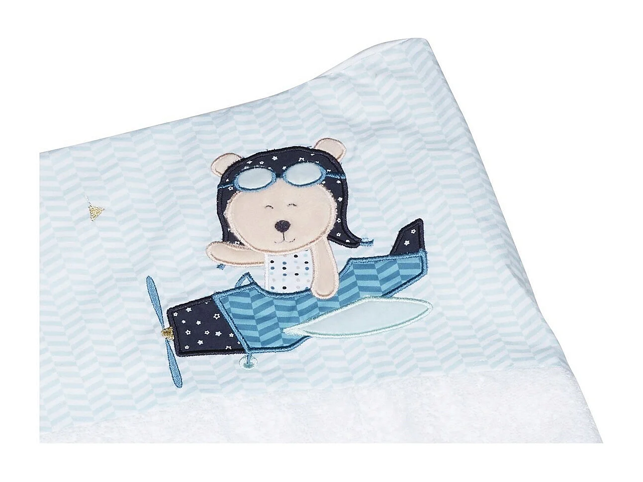 Cambiador de algodón blanco 5x53x69cm