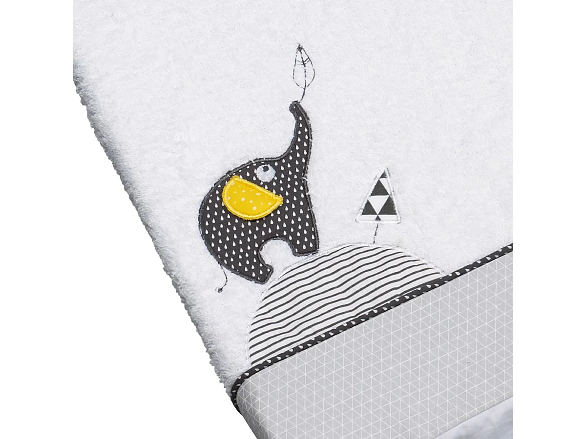 Cambiador de algodón blanco