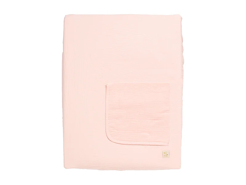 Coprifasciatoio con doppia copertura in garza di cotone e asciugamano