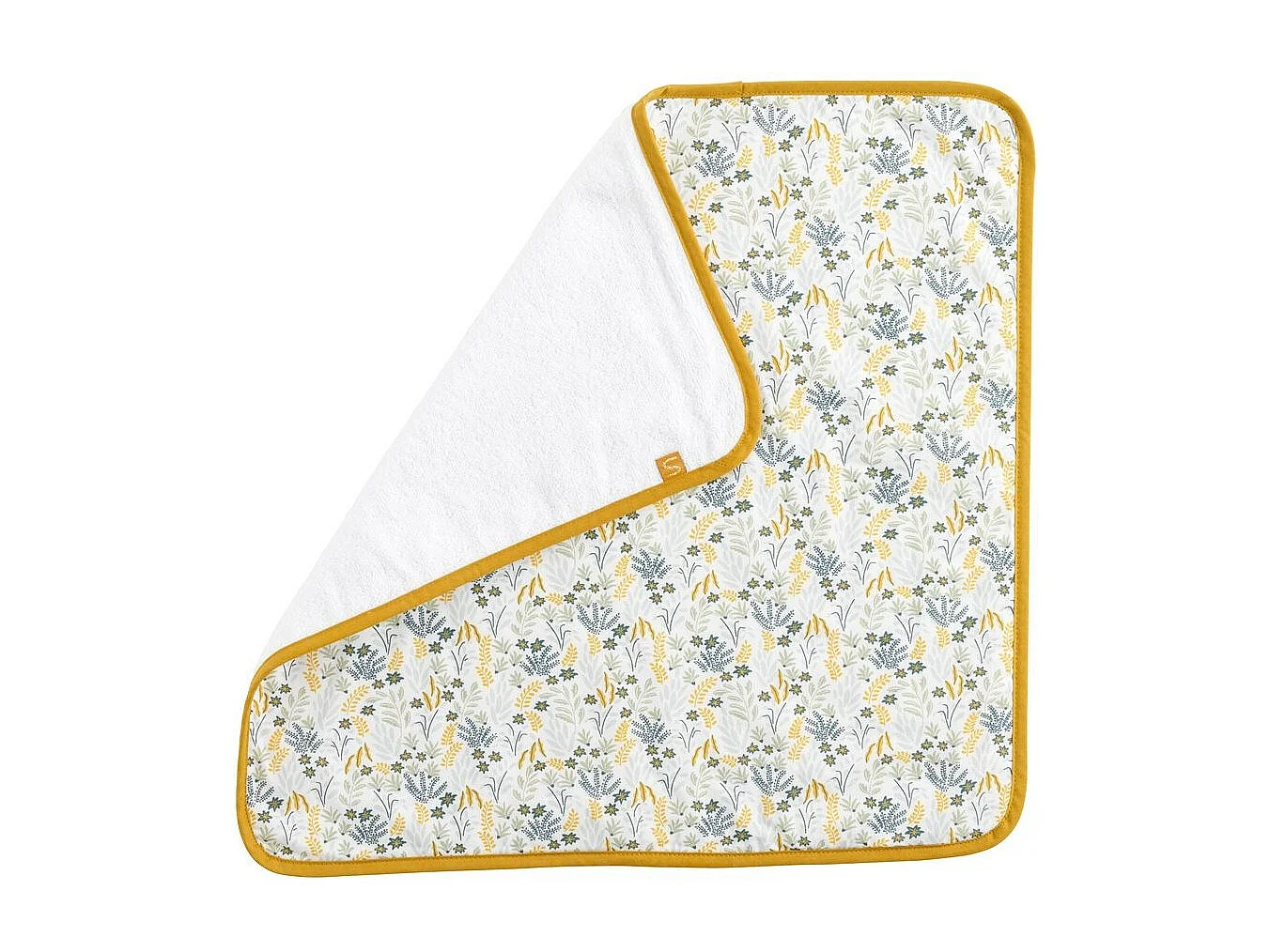 Cambiador de algodón blanco 68x52cm