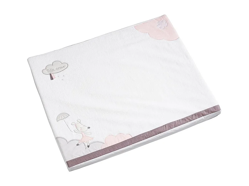 coprifasciatoio in cotone bianco