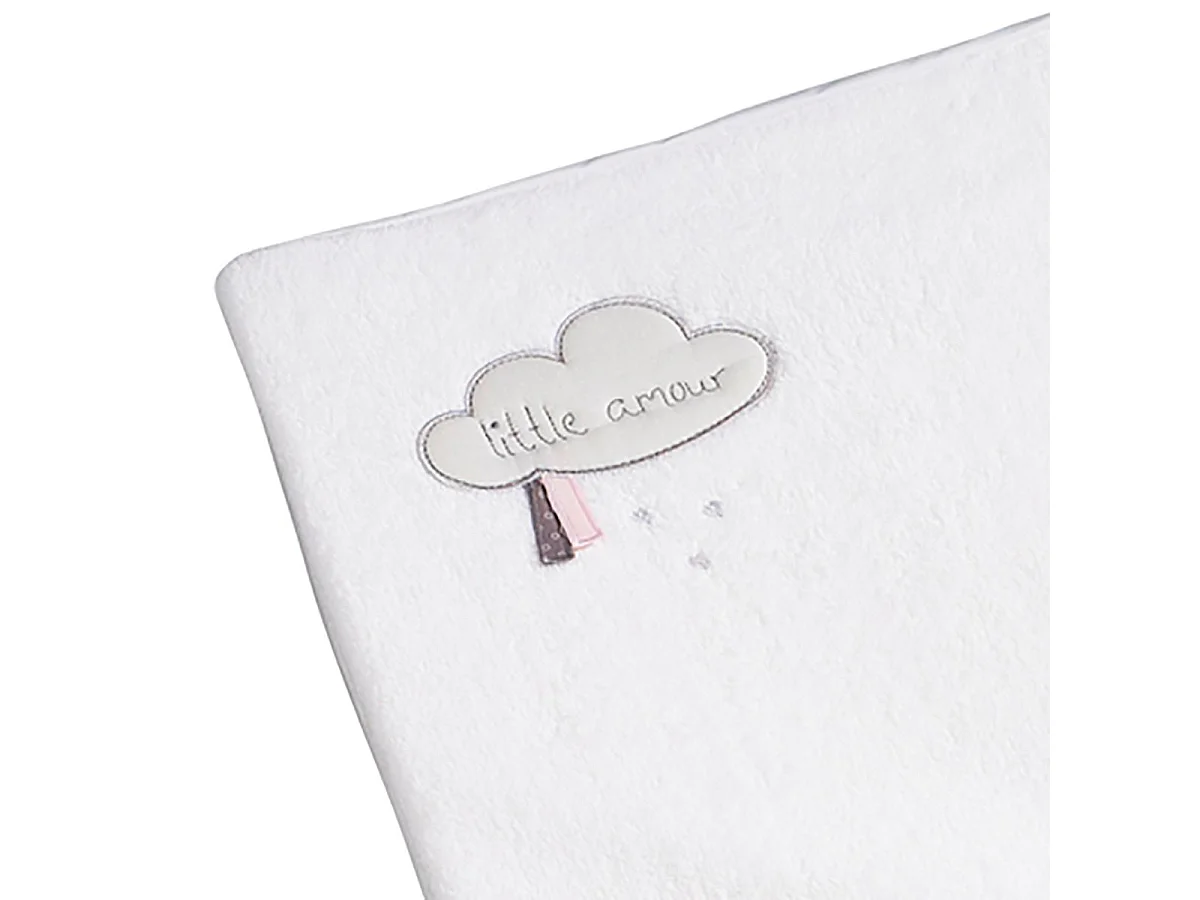 Cambiador de algodón blanco