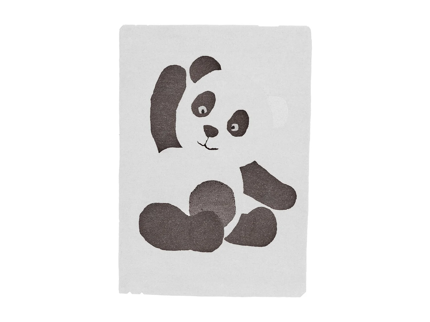 Tappeto da camera in acrilico bianco 130x90cm