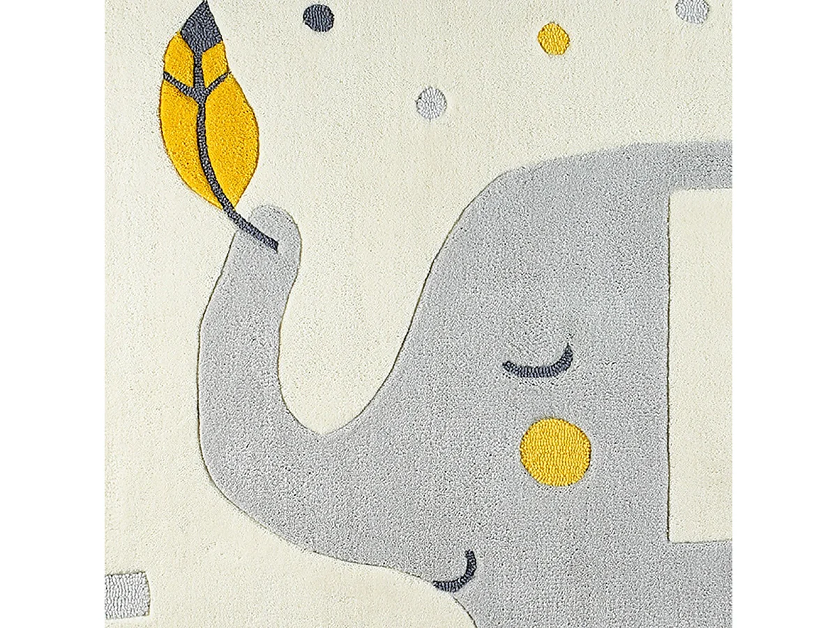 Tapis de chambre en acrylique gris BABYFAN - Sauthon