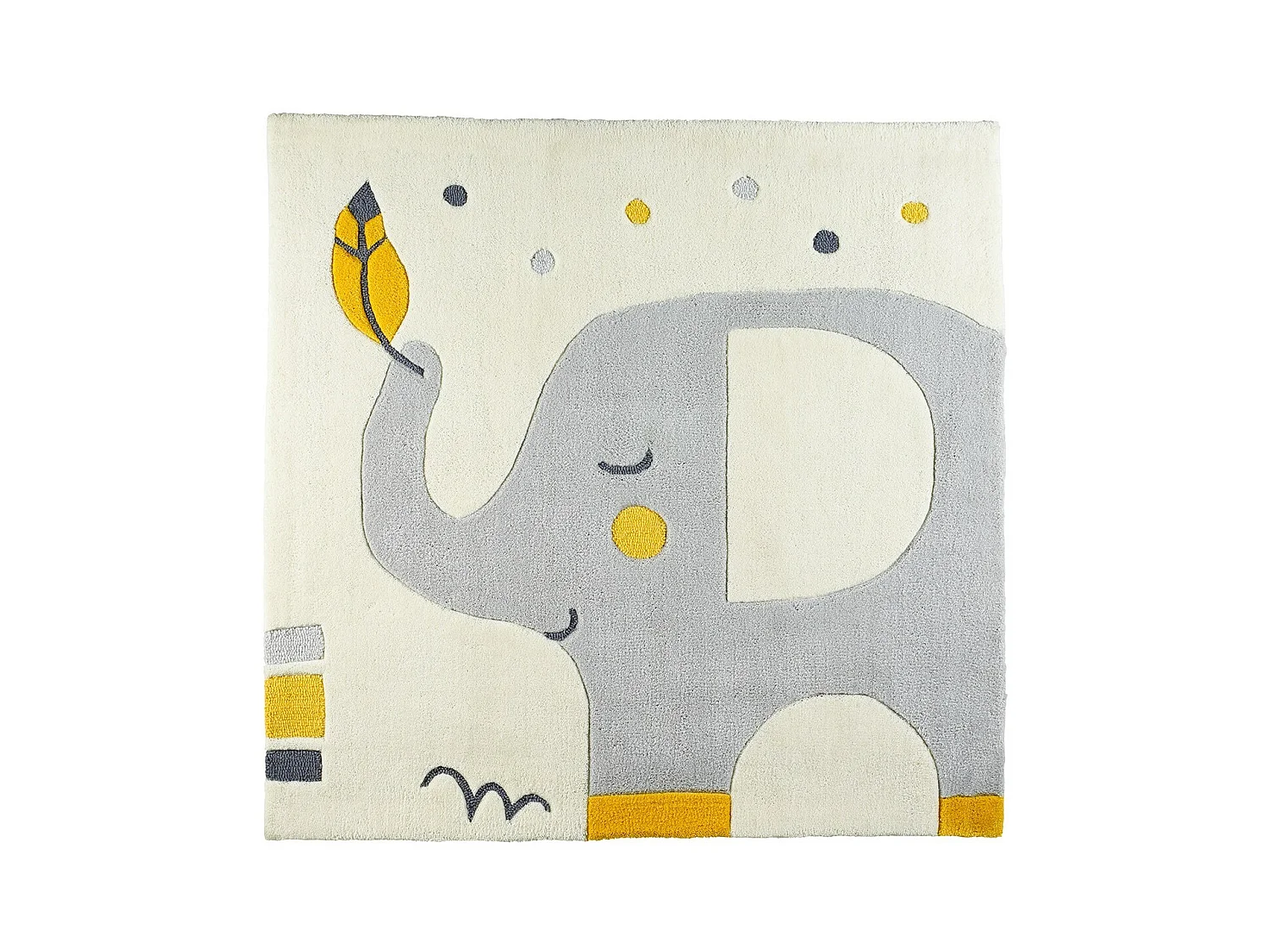 Tapis de chambre en acrylique gris BABYFAN - Sauthon