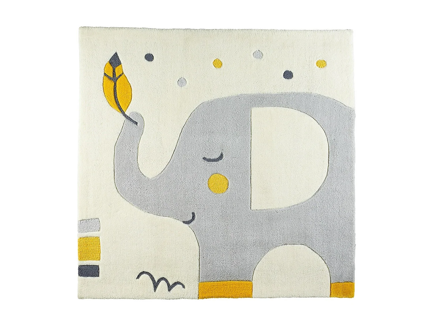 Tapis de chambre en acrylique gris BABYFAN - Sauthon