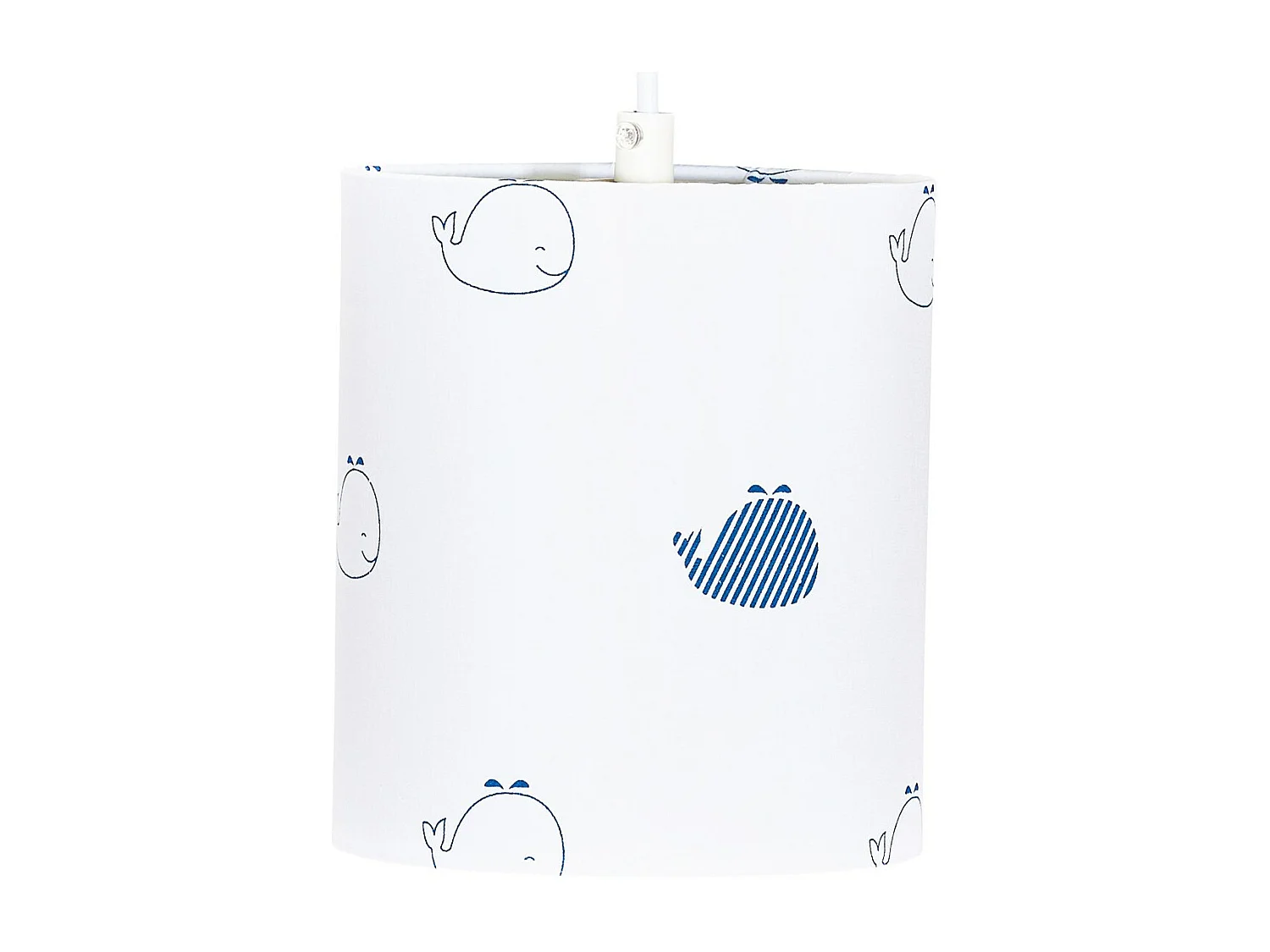 Suspension lumineuse en coton blanc BLUE BALEINE - Sauthon
