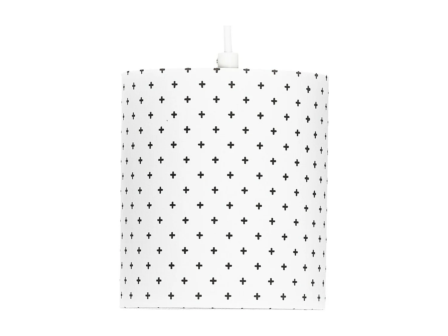 Suspension lumineuse en coton blanc CHAO CHAO - Sauthon