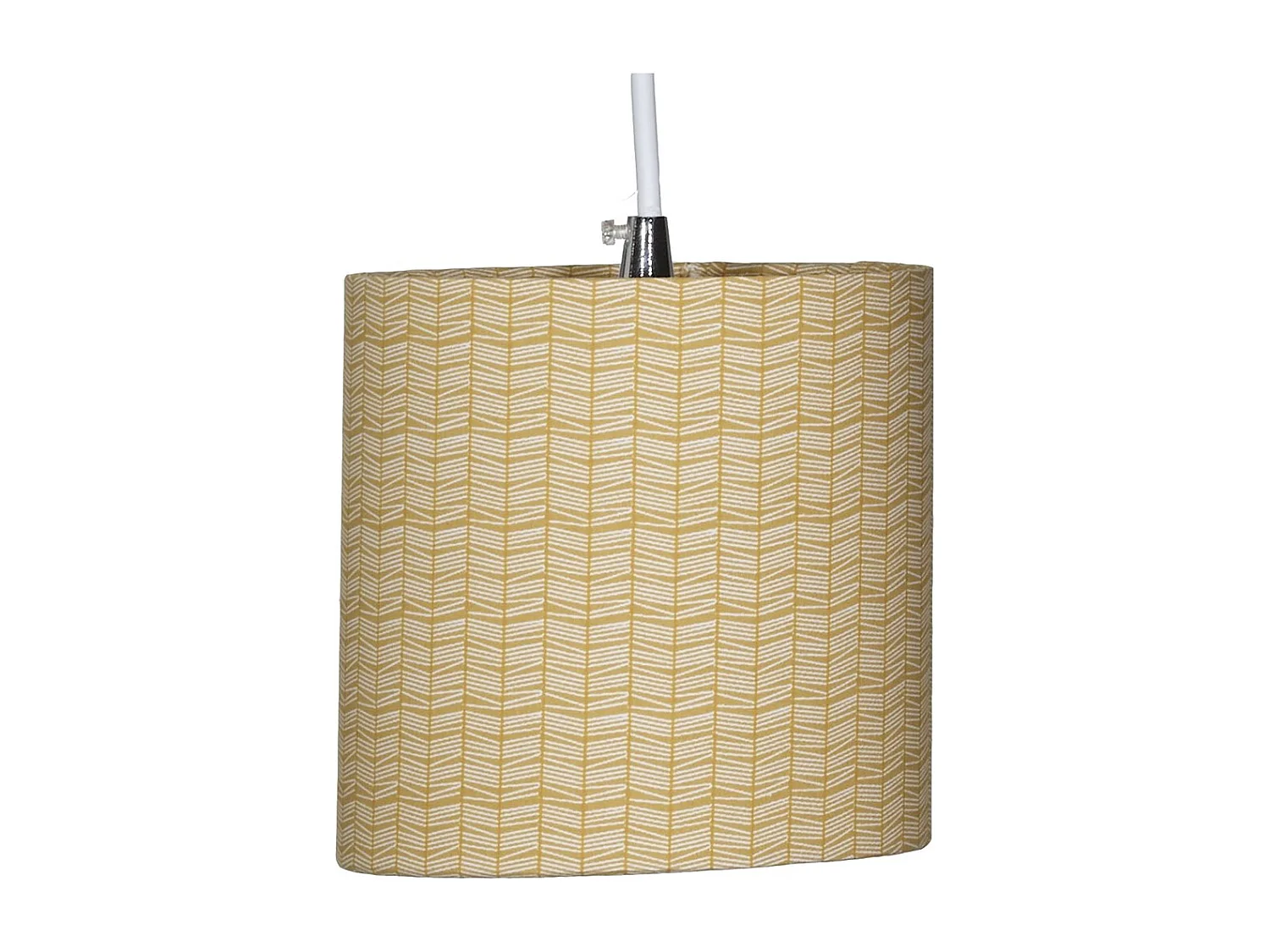 Lampada a sospensione a soffitto Trio in cotone beige