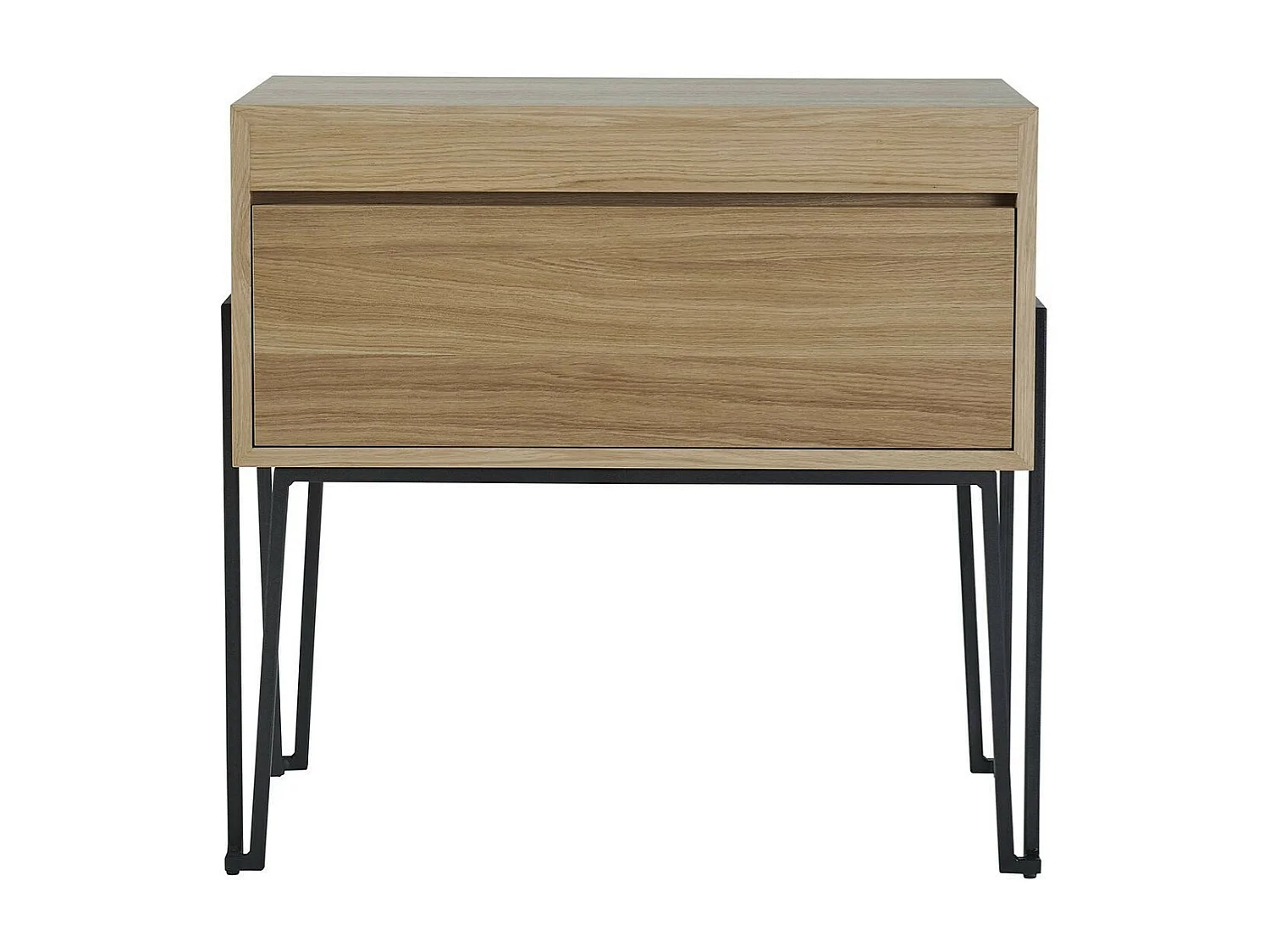 Meuble sous vasque en bois et métal 1 tiroir L80 - BRIGHTON