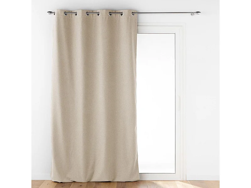 Rideau à Œillets Isolant "Jupiter" 140x260cm Lin