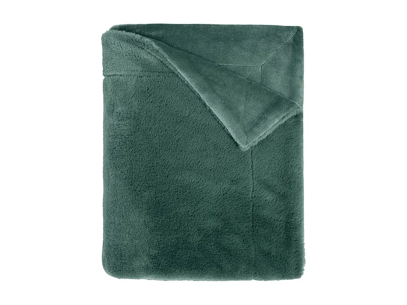 Plaid polaire chaud celadon 130x170 cm