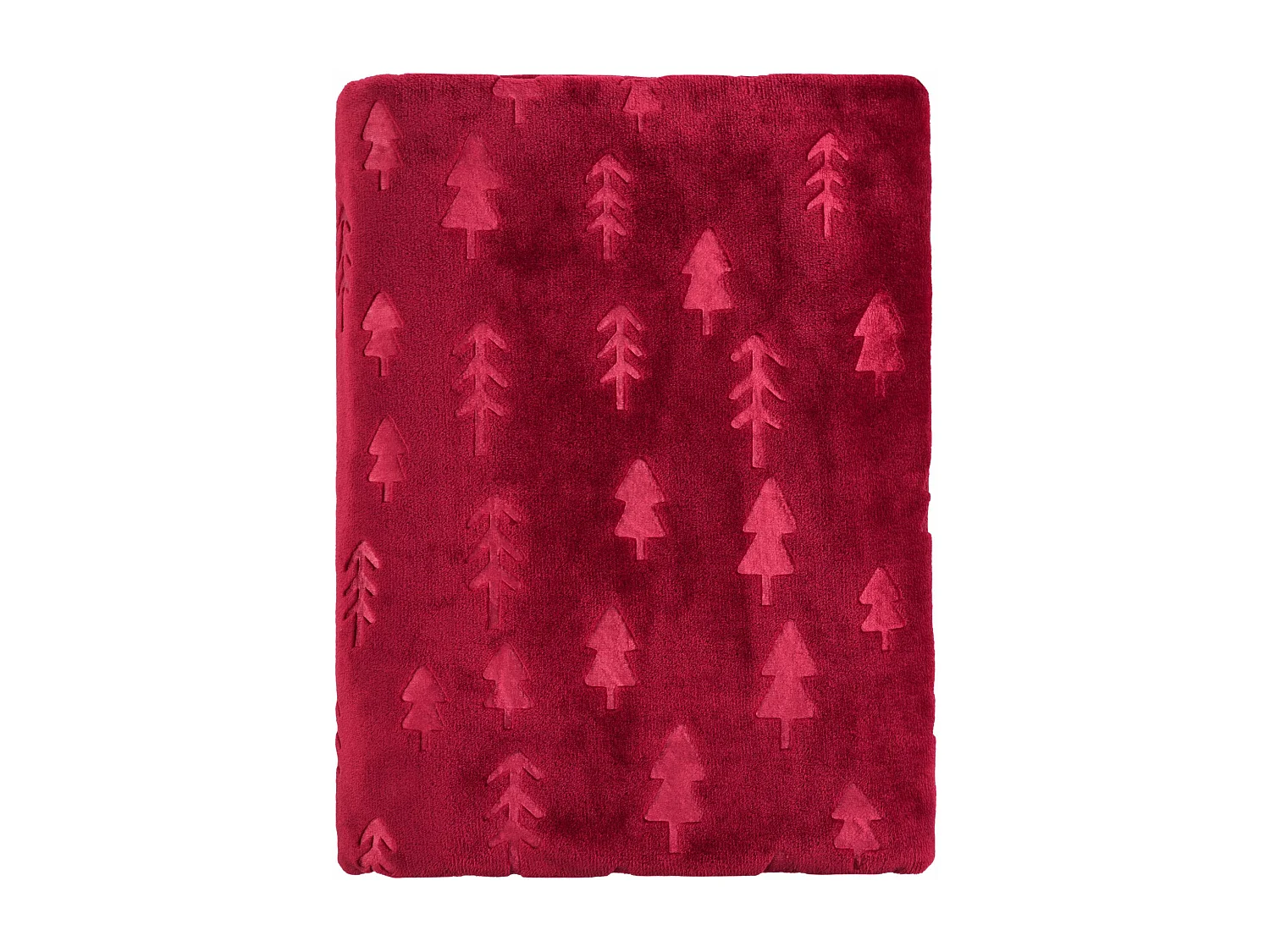 Plaid polaire pin rouge 150x200 cm