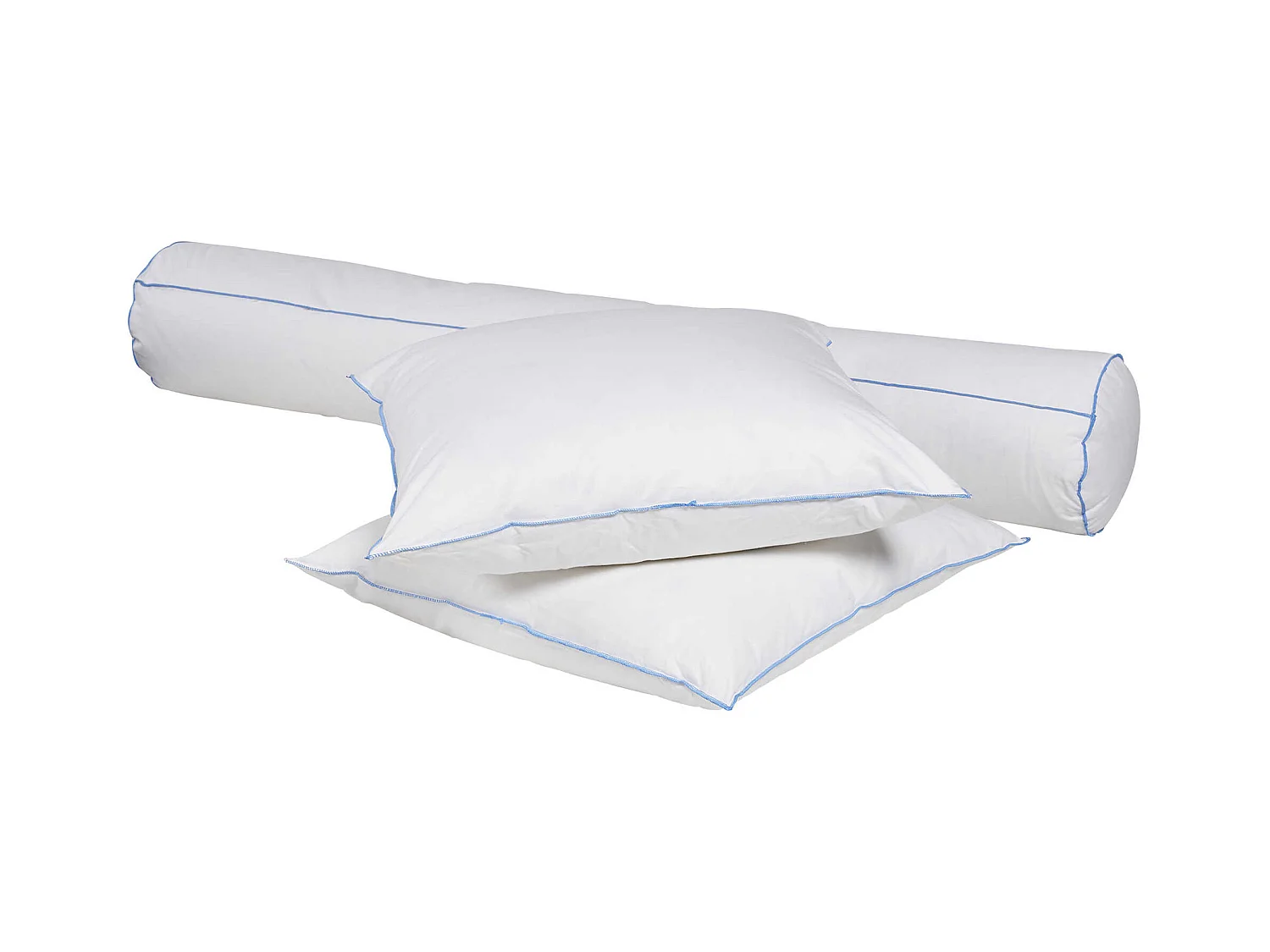 Pack oreiller et traversin moelleux duvet de canard anti-allergènes Someo 160