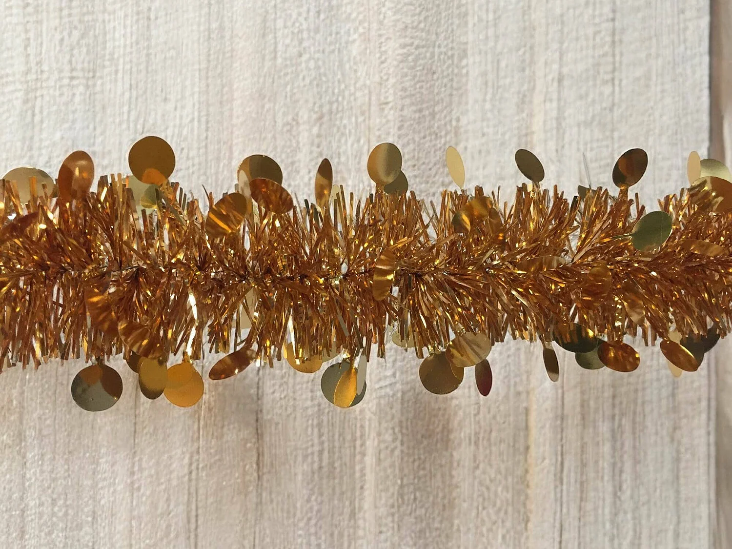 Dstrak Kerstdecoratie, Kerstdecoratie, Kerstornament, Feestelijke decoratie, Made in Italy, 1000x8 h8 cm, Koper