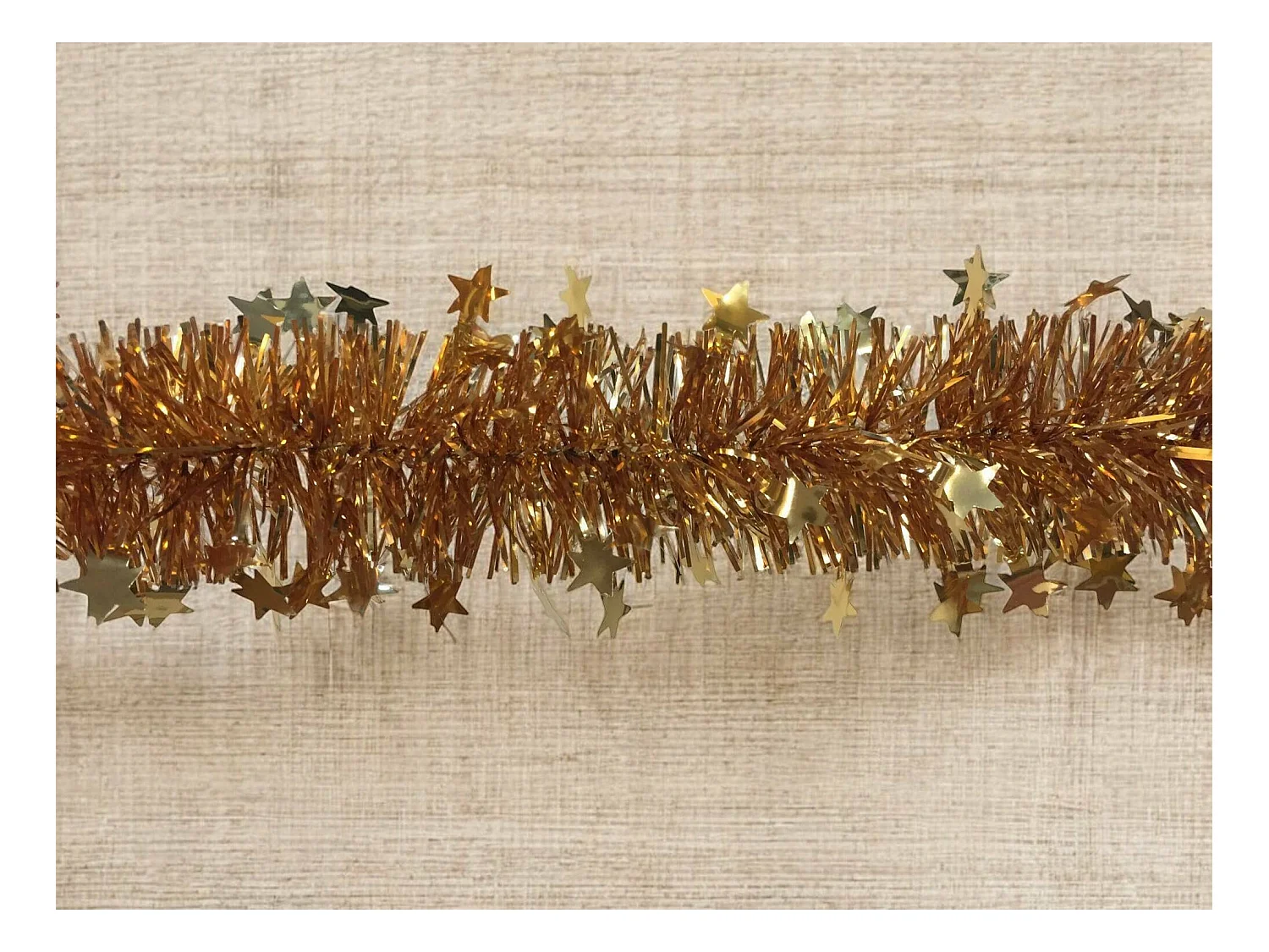 Décoration de Noël Dyoun, Ornement de Noël, Ornement de fête, Décoration festive, Made in Italy, 1000x8 h8 cm, Cuivre