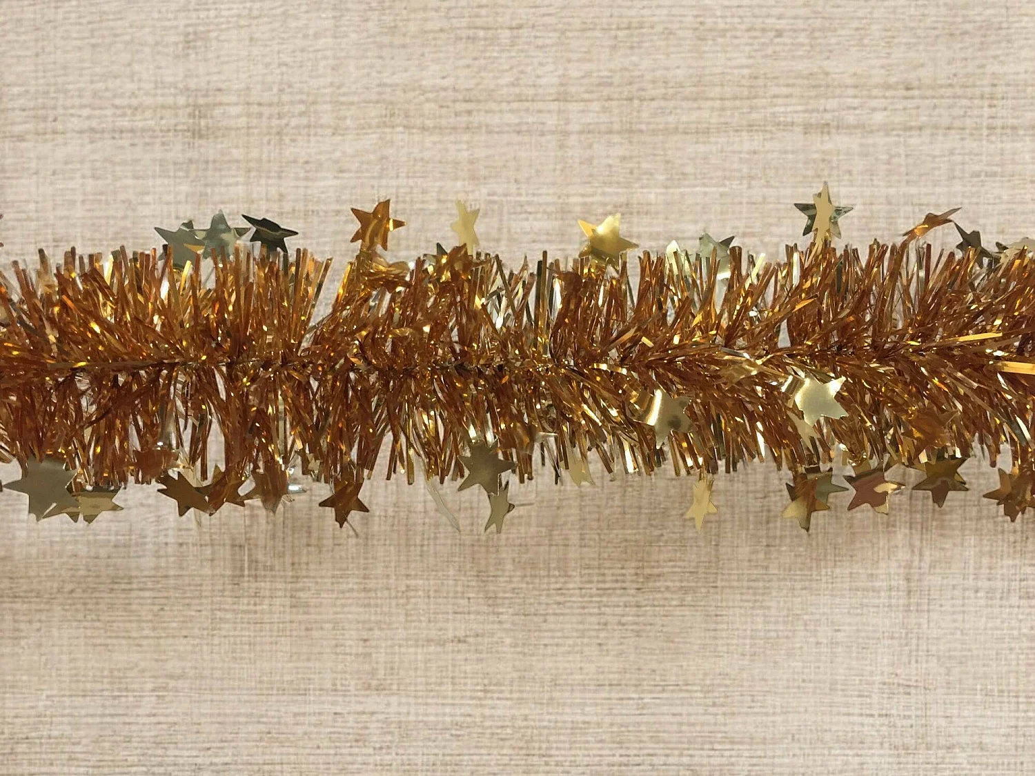 Décoration de Noël Dyoun, Ornement de Noël, Ornement de fête, Décoration festive, Made in Italy, 1000x8 h8 cm, Cuivre