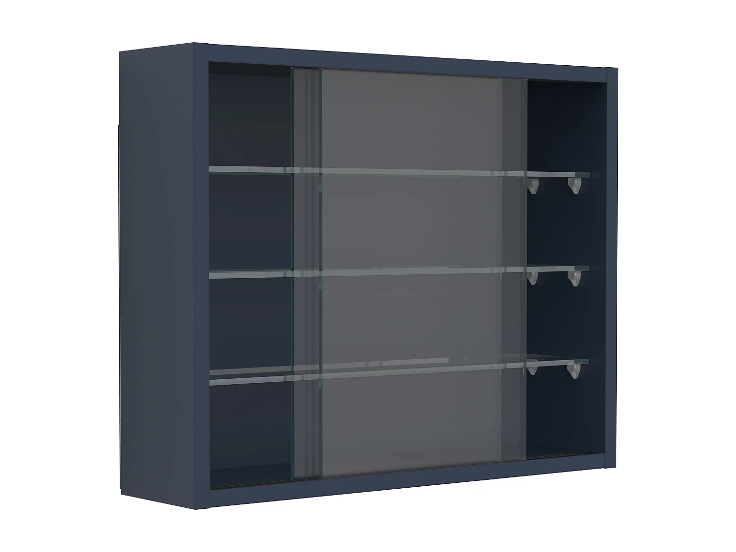 Wall display cabinet Drivalo Anthracite H. 40 x W. 50 x D. 12 cm