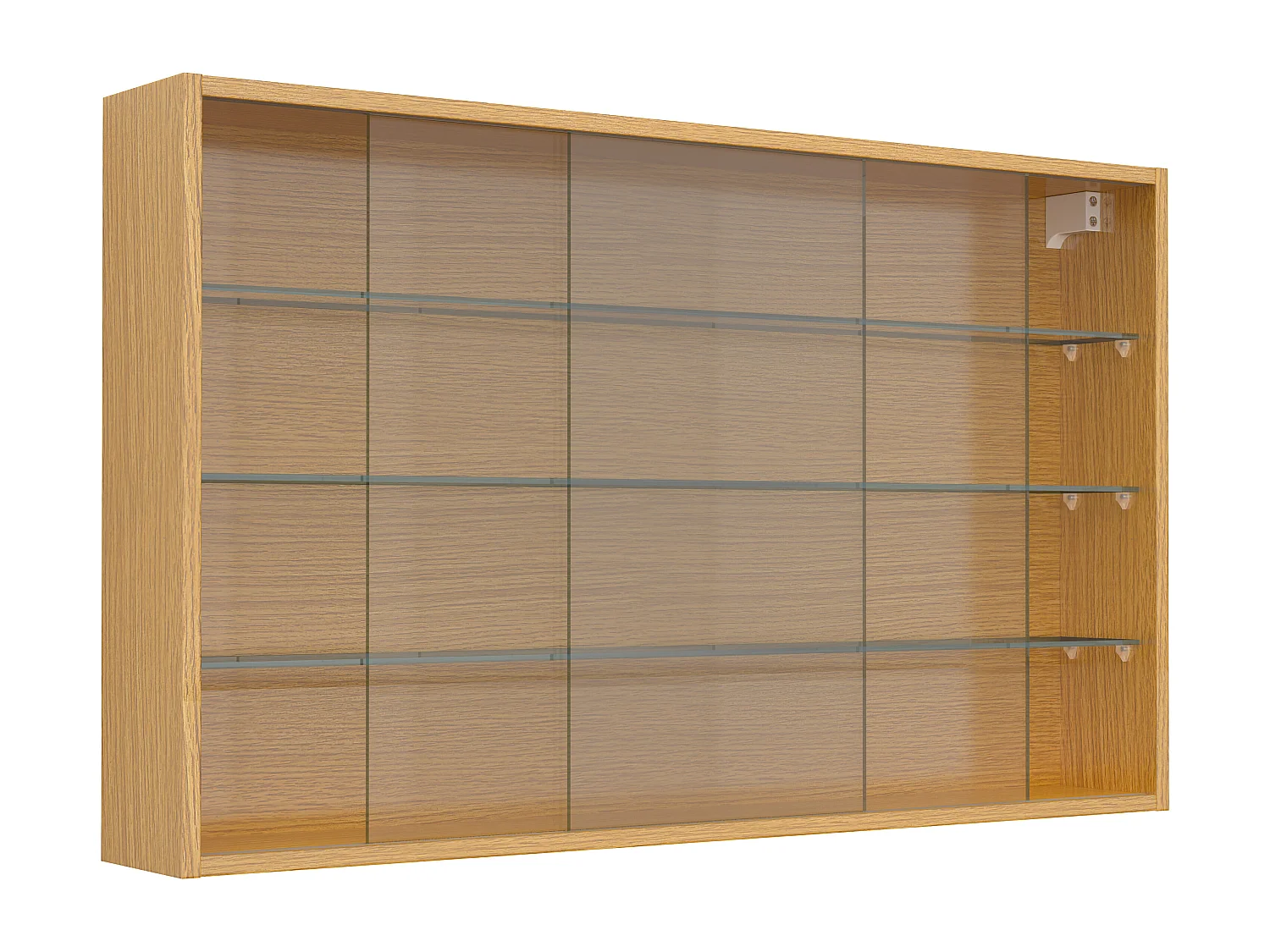 Wall display cabinet Drivalo Honey oak H. 60 x W. 100 x D. 15 cm
