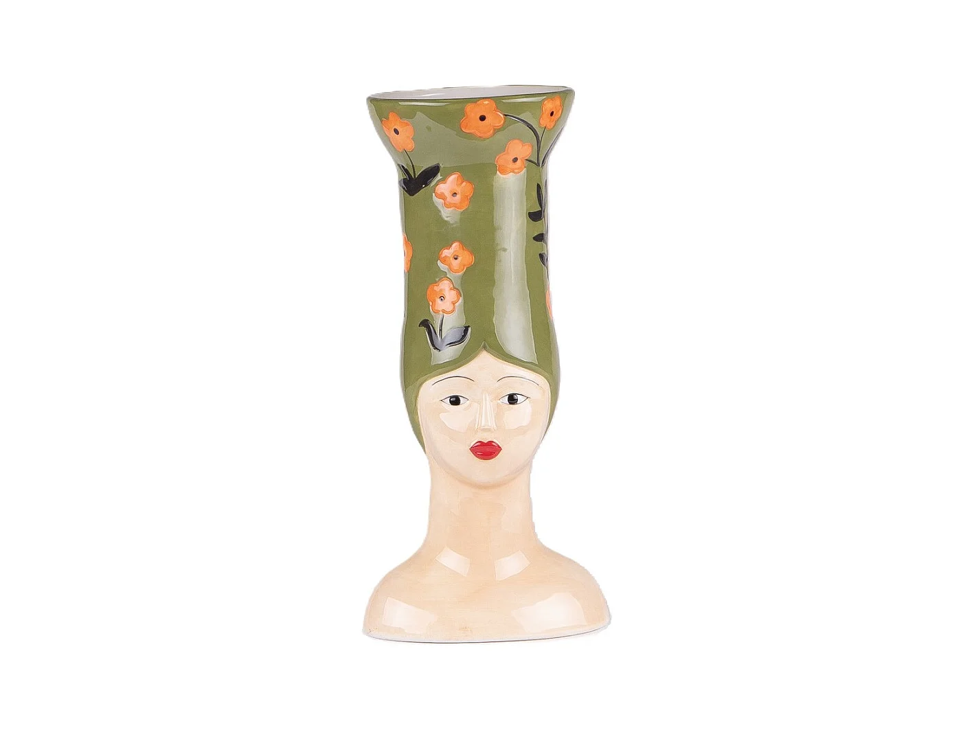 Vase femme marge vert 39 cm