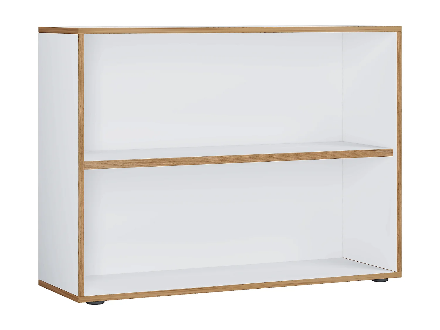 Office Shelf & Bookcase Salia White H. 74 x W. 100 x D. 33 cm