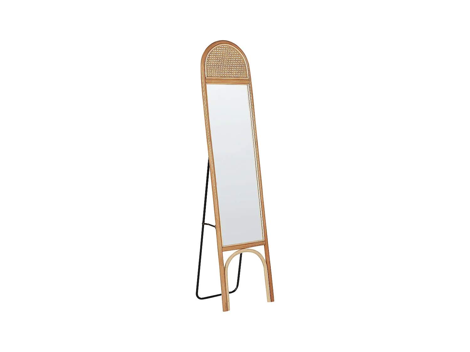 Miroir sur pied BRUSSEY 170 cm Rotin Naturel