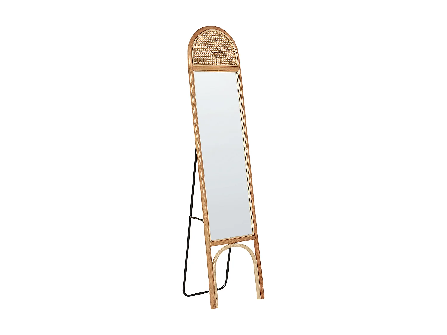Miroir sur pied BRUSSEY 170 cm Rotin Naturel