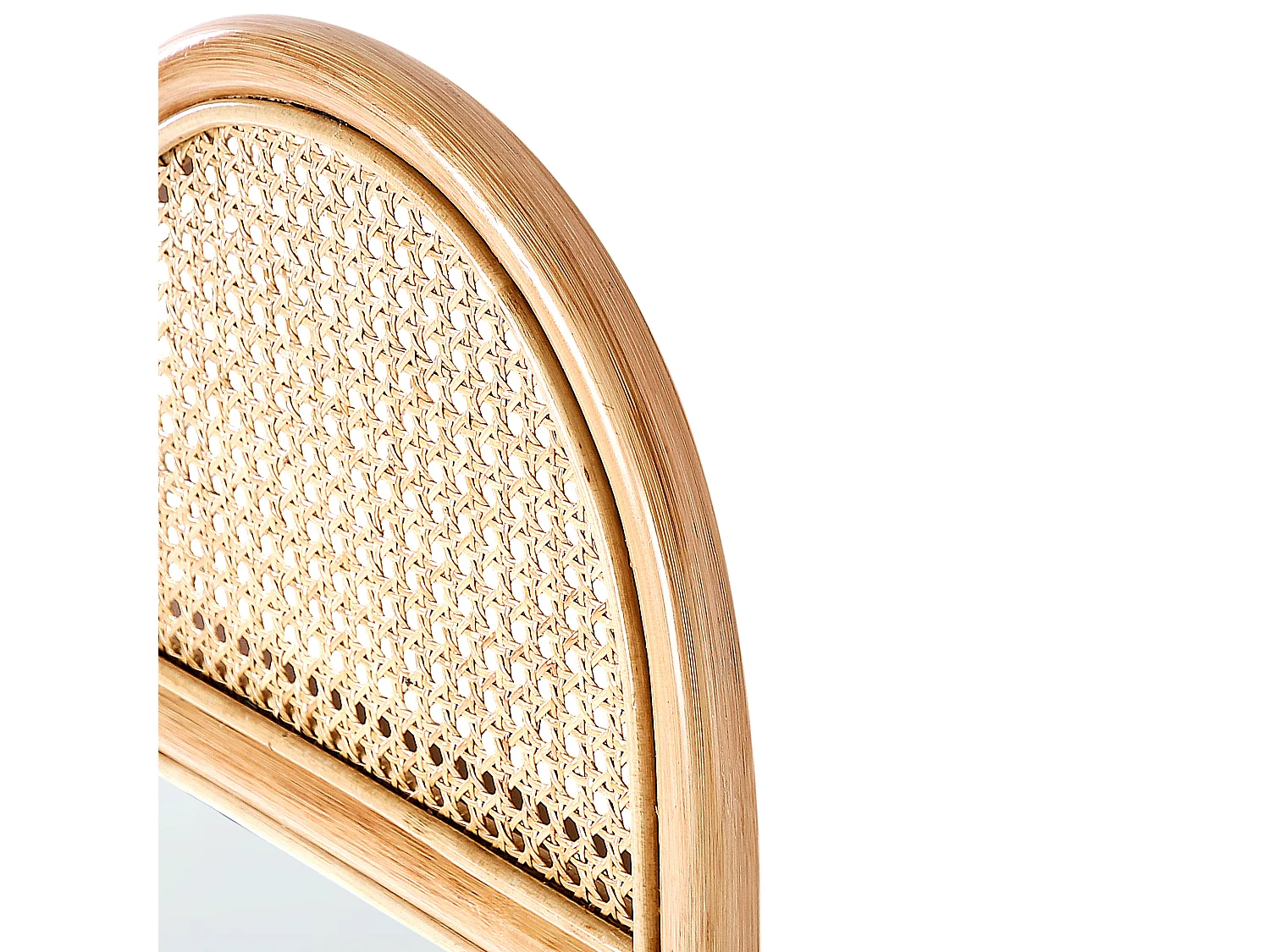 Miroir sur pied BRUSSEY 170 cm Rotin Naturel