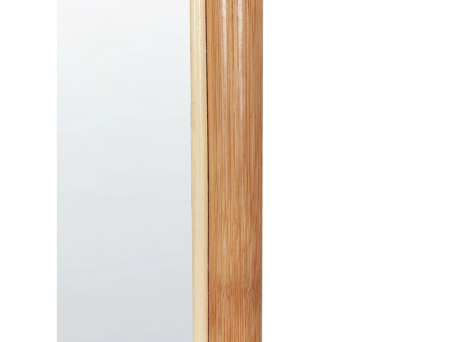 Lustro stojące BRUSSEY 170 cm Rattan Naturalny