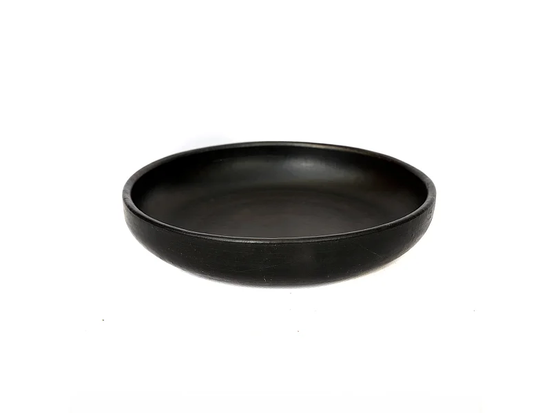 Der Gebrannte Suppenteller - Schwarz - M