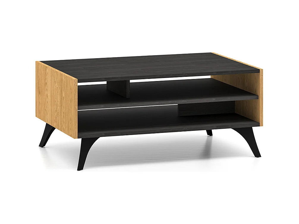 Table basse Soah Bois et Noir