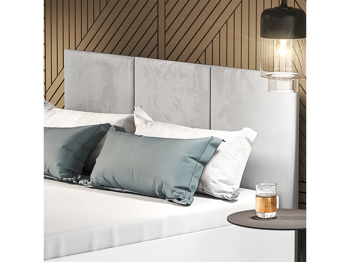 Luor White 120x200 boxseng inkl. lamelbund