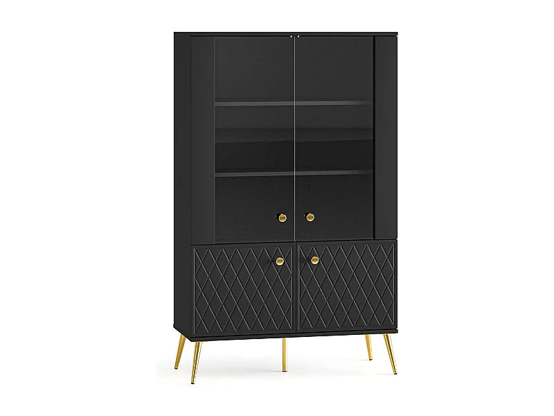 Credenza 4 ante Manoé nero 149cm