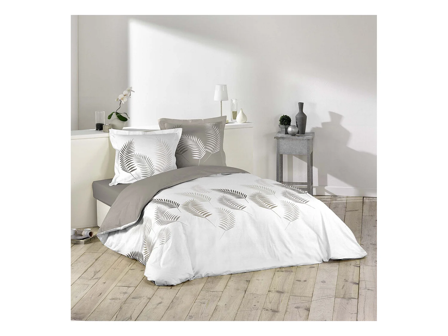 Parure housse de couette 260 x 240 cm Modele Goyave