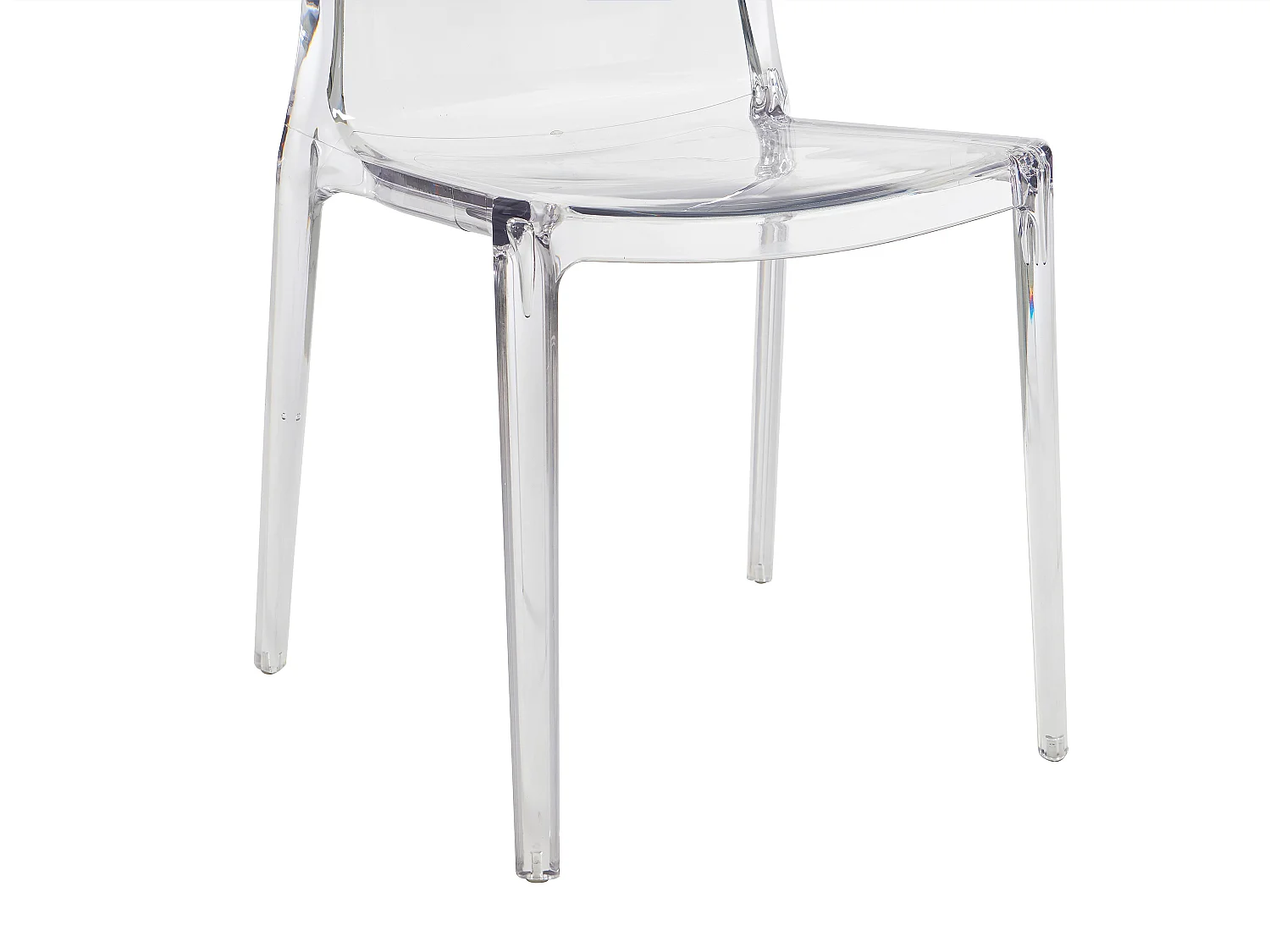Set med 2 stolar i polykarbonat - Kristall - RANZAKA