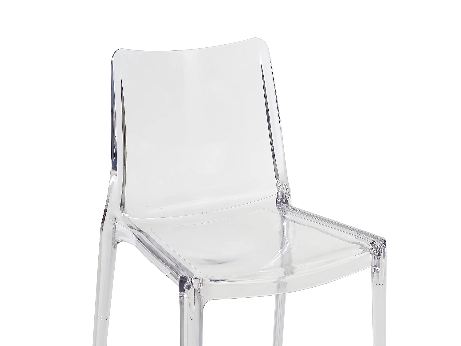Set med 2 stolar i polykarbonat - Kristall - RANZAKA