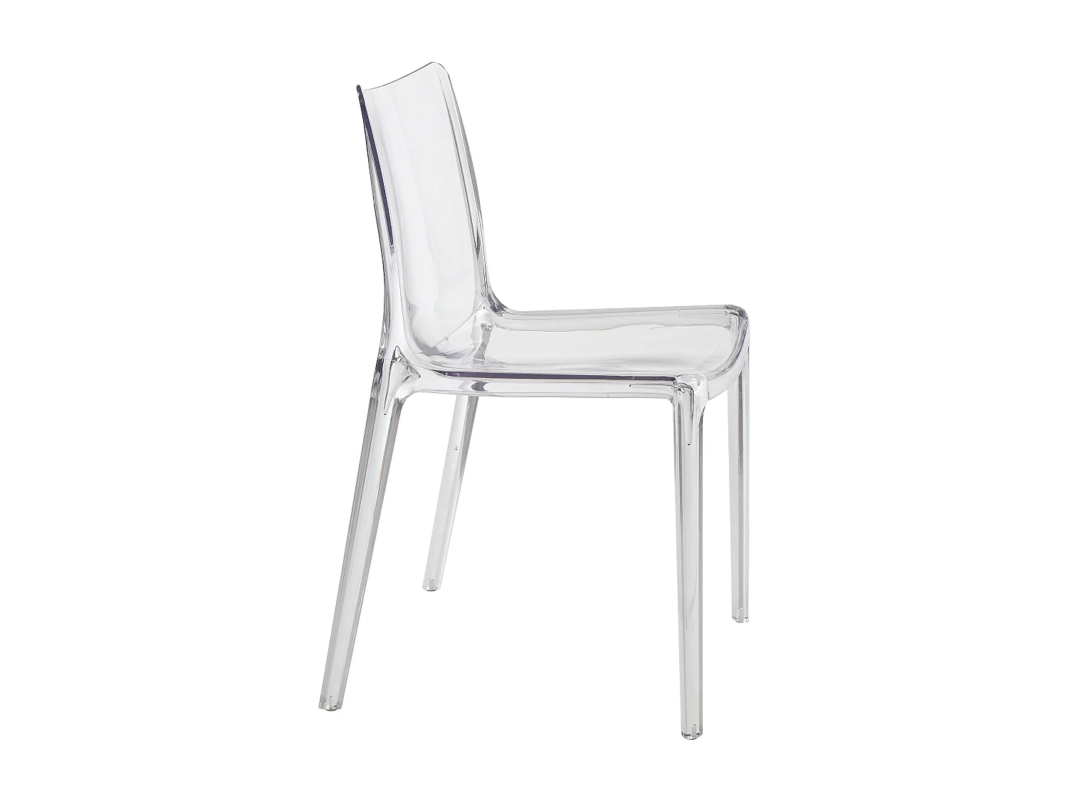 Set med 2 stolar i polykarbonat - Kristall - RANZAKA