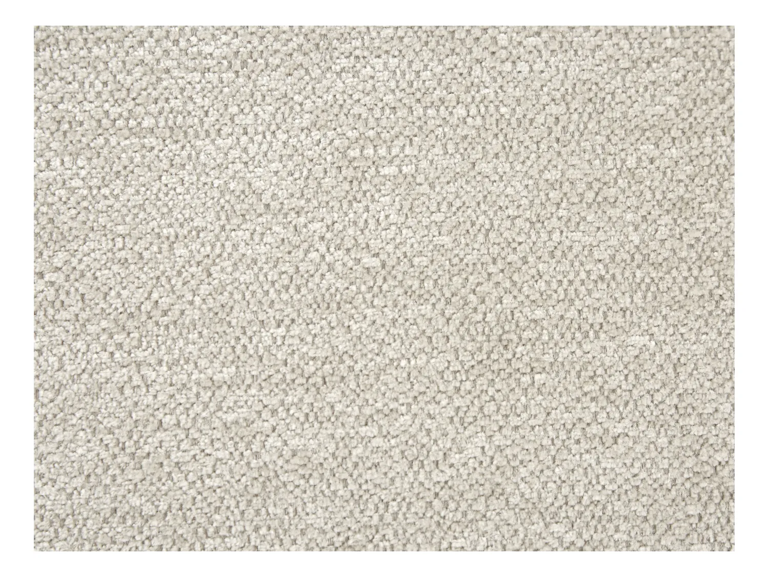 Canapé d'angle droit en tissu chenille beige DOKALO de Maison Céphy