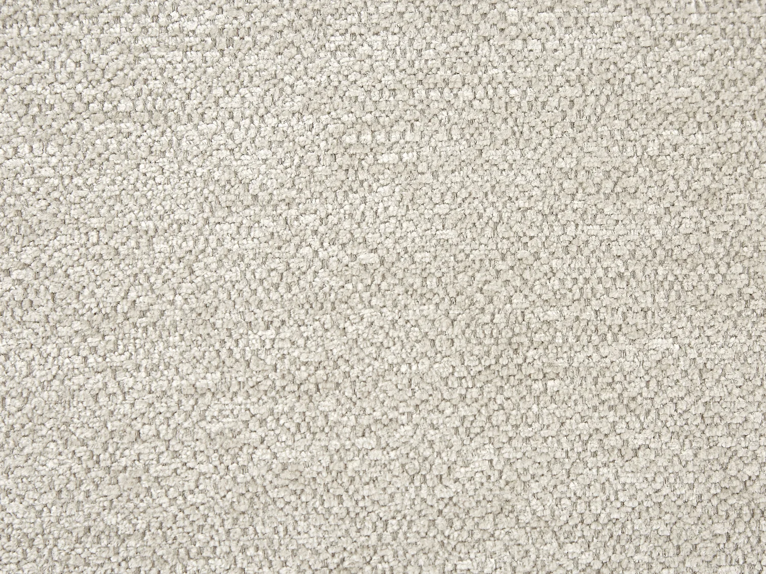 Canapé d'angle droit en tissu chenille beige DOKALO de Maison Céphy