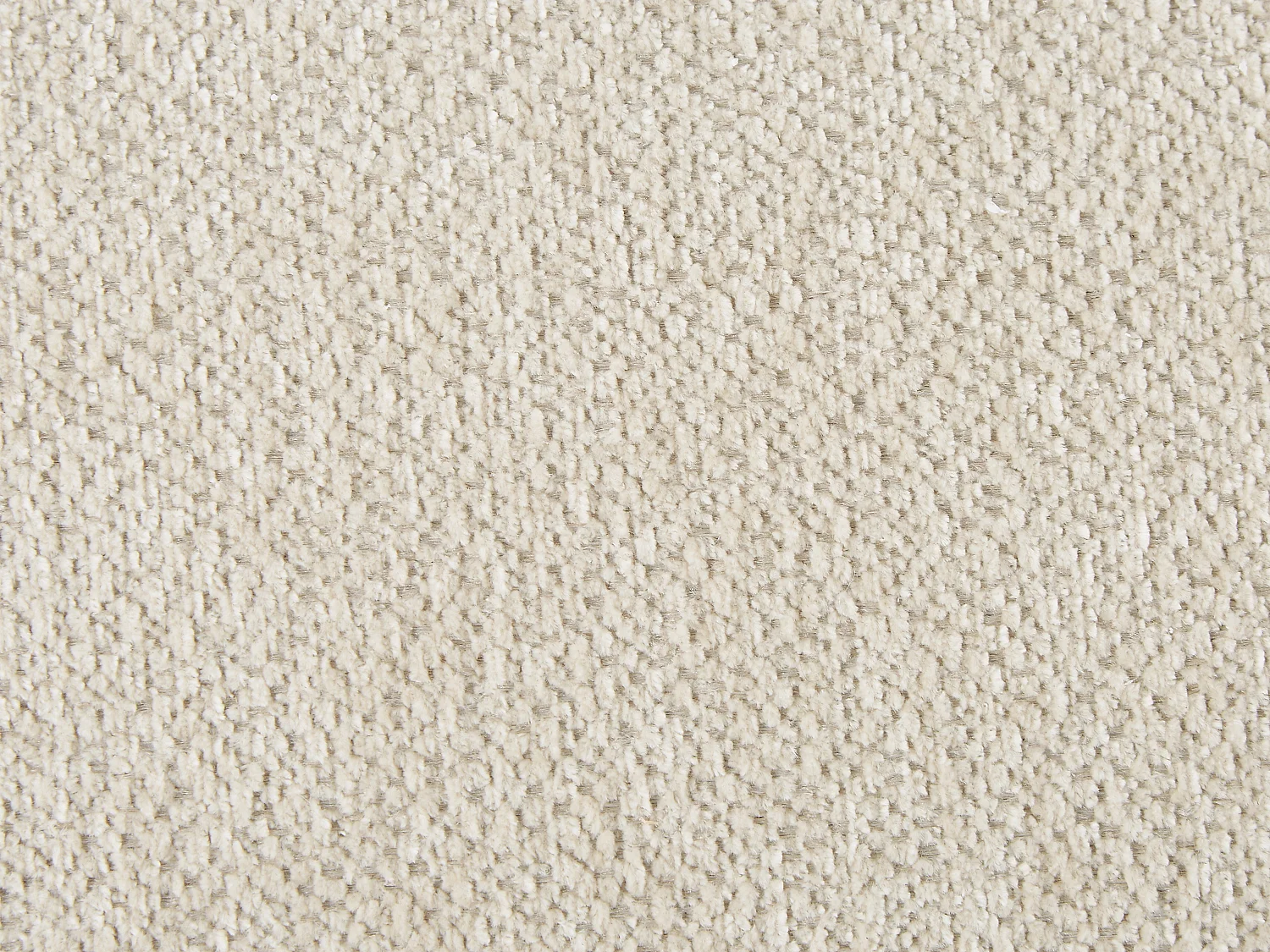 Sofá rinconera izquierda en chenilla beige TAZIZA