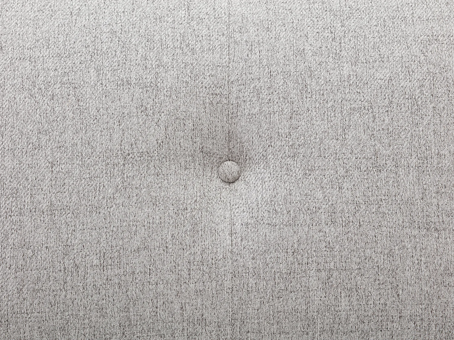 Canapé 3 places clic-clac en tissu gris clair avec tablette CLOSIPA