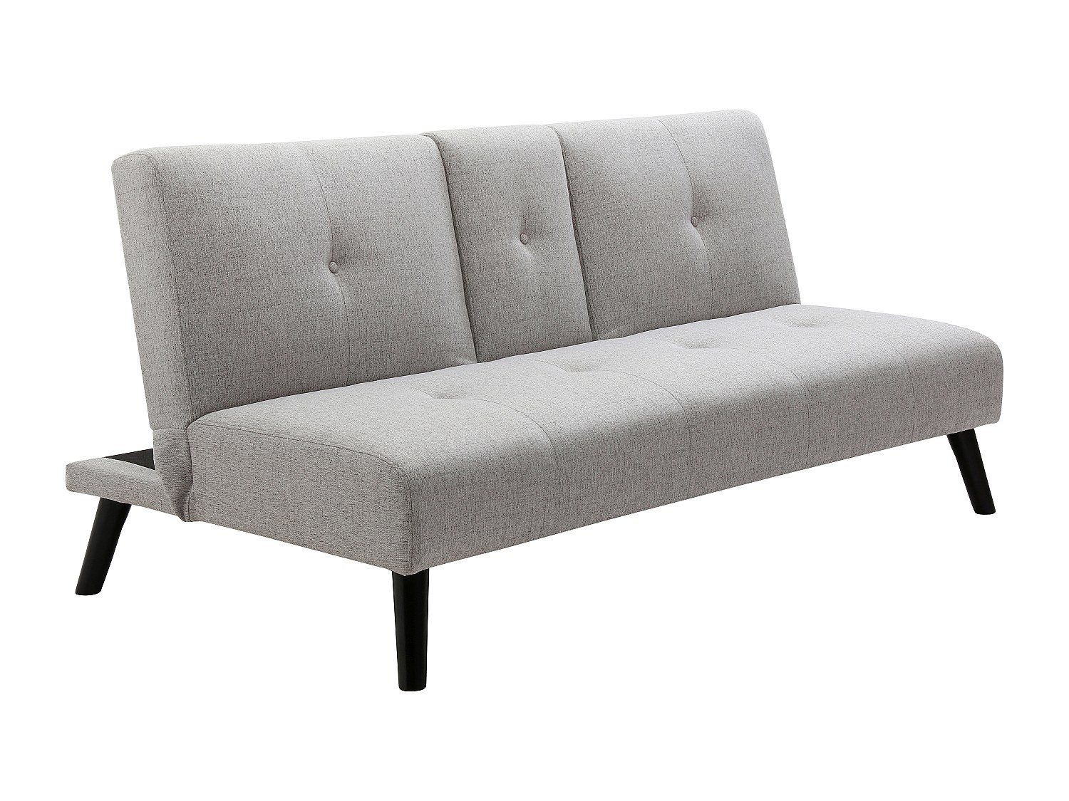 3-Sitzer Schlafsofa Clic-Clac - Stoff - Hellgrau - mit Ablage CLOSIPA günstig online kaufen