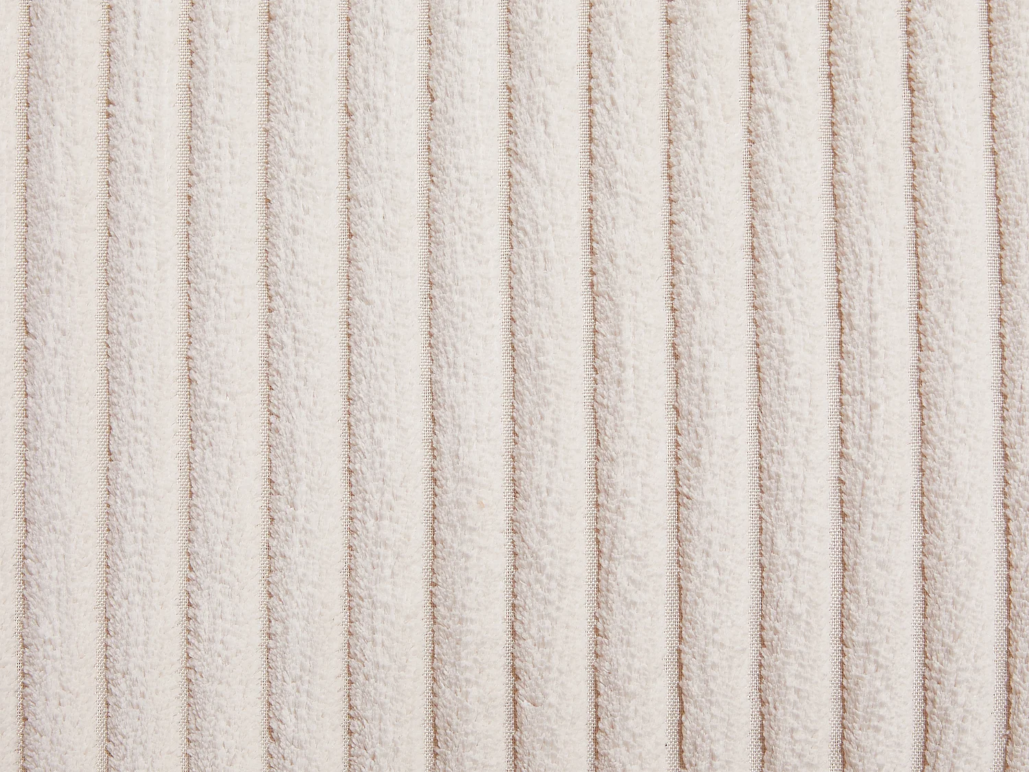 3-seters sofa i beige kordfløyel LUNEKO