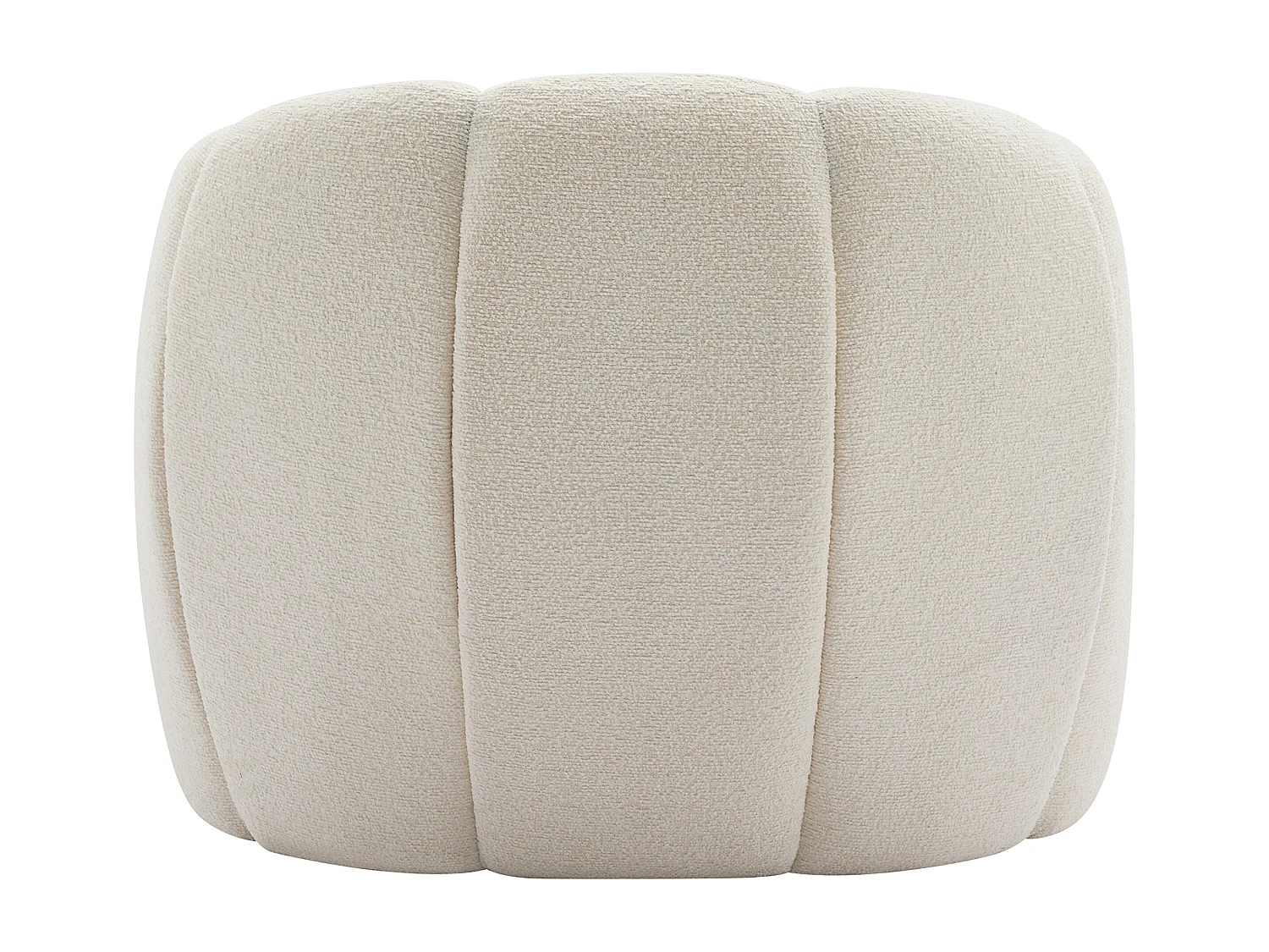 Skall-chenille-stol beige