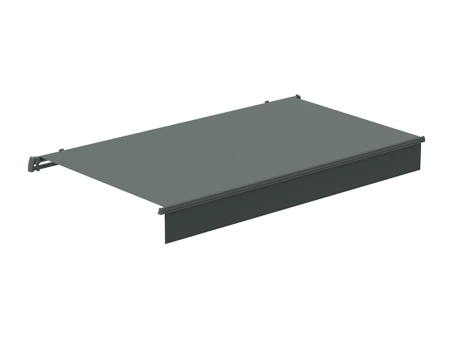 Handmatig Zonnescherm 3 x 2 m Grijs PISA - Effectieve Zonbescherming voor Terras of Balkon